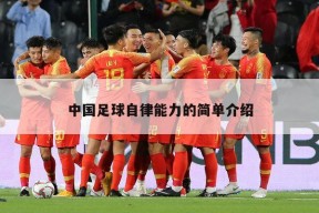 中国足球自律能力的简单介绍